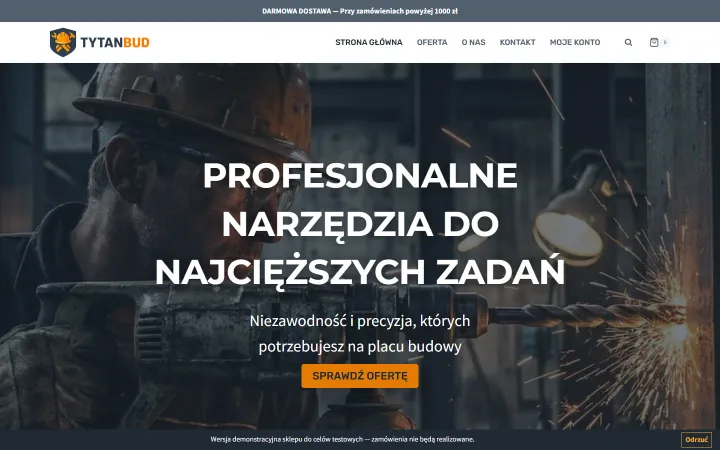 Zrzut strony Tytan Bud